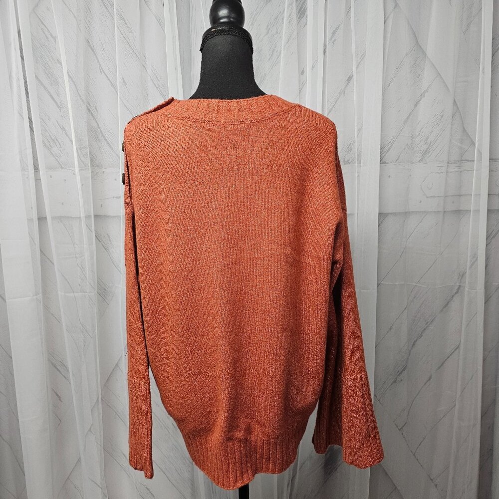 Sanctuary Women's Sweater in Rust Orange - Picture 9 of 16
